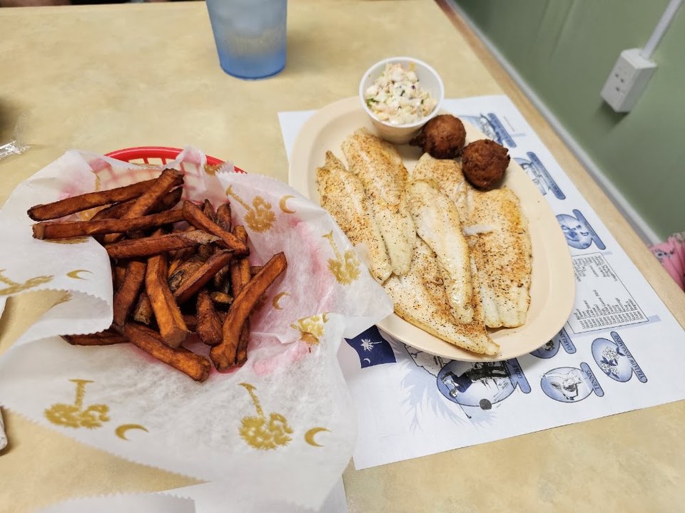 Flounder & Sweet Tater Fries