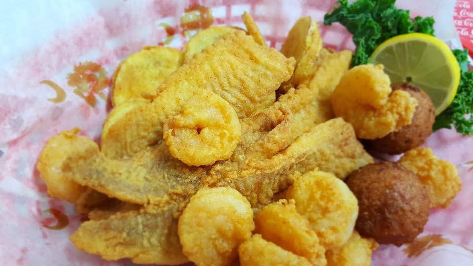 Flounder and Shrimp